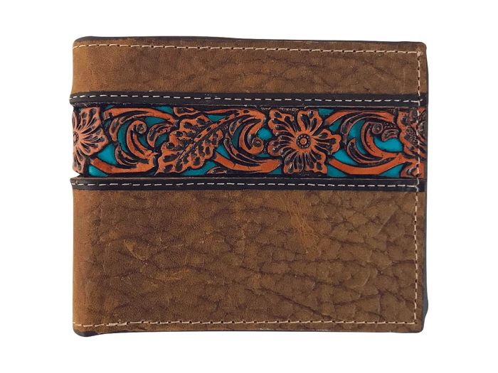 ROPER BI-FOLD WALLET 8150100 - TOOLED LEATHER [SZ:44]