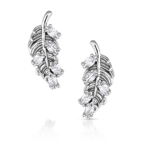 MONTANA SILVERSMITH BRIDERTON FEATHERS EARRINGS