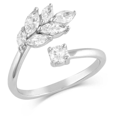 MONTANA SILVERSMITH OBSESSION CZ WRAP RING