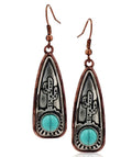 Montana Attitude Southwest Skyline Turquoise Earrings