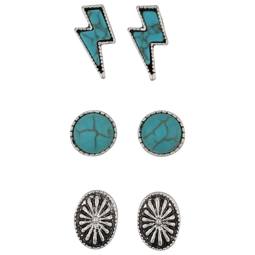 Montana Attitude Earrings - Western Necessities Set