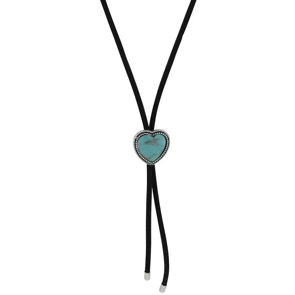 Montana Altitude Turquoise Has My Heart Bolo Tie