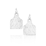 Montana Silversmith Earrings - Rural Route Cow Tag [sz:2]