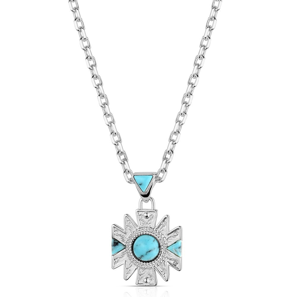 Montana Silversmith Southwestern Sun Turquoise Necklace