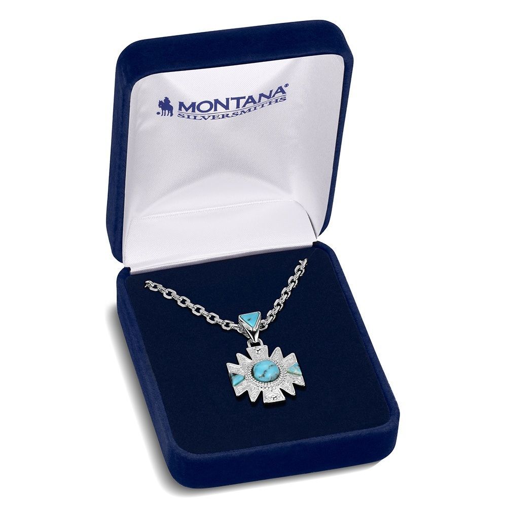Montana Silversmith Southwestern Sun Turquoise Necklace