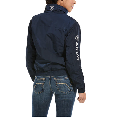 ARIAT WOMENS TEAM STABLE INS JACKET - NAVY