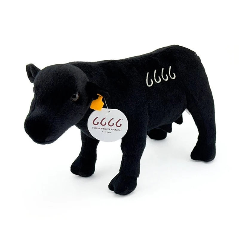 Big Country Toys 6666 Black Angus Plush Cow 14"