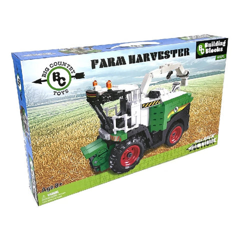 BIG COUNTRY TOYS BUILDING BLOCKS - FARM HARVESTER