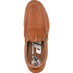 GEORGIA CEDAR FALLS MENS MOC TOE SLIP ON - TAN