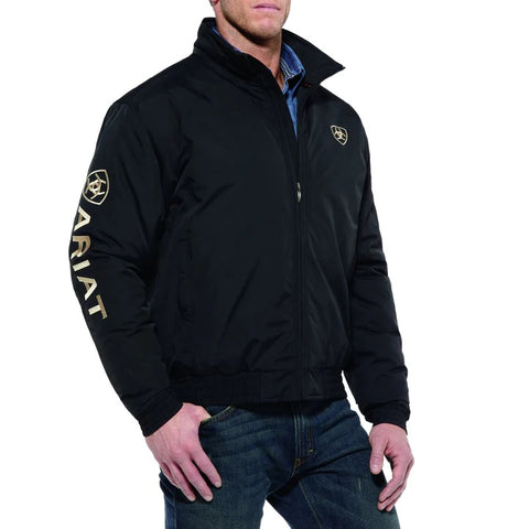ARIAT TEAM LOGO MENS INSULATED JACKET - BLACK [SZ:S]