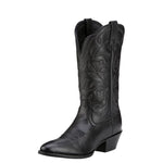 ARIAT WOMENS HERITAGE WESTERN R TOE - BLACK DEERTAN [SZ:9.5]
