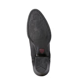 ARIAT WOMENS HERITAGE WESTERN R TOE - BLACK DEERTAN [SZ:9.5]