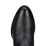 ARIAT WOMENS HERITAGE WESTERN R TOE - BLACK DEERTAN [SZ:9.5]