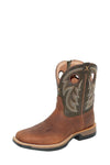 TWISTED X MENS 9" TECH X1 ZIP BOOT - TAWNY BROWN/BURNT OLIVE [SZ:8.0]