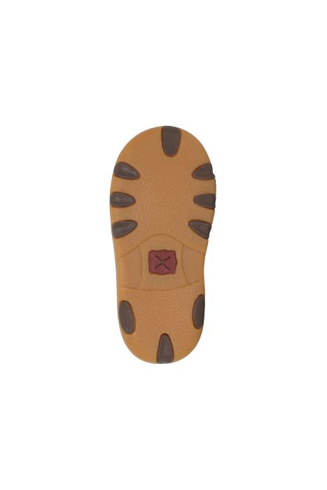 Twisted X Infants Weave Casual Mocs - Brown/black [sz:j02]