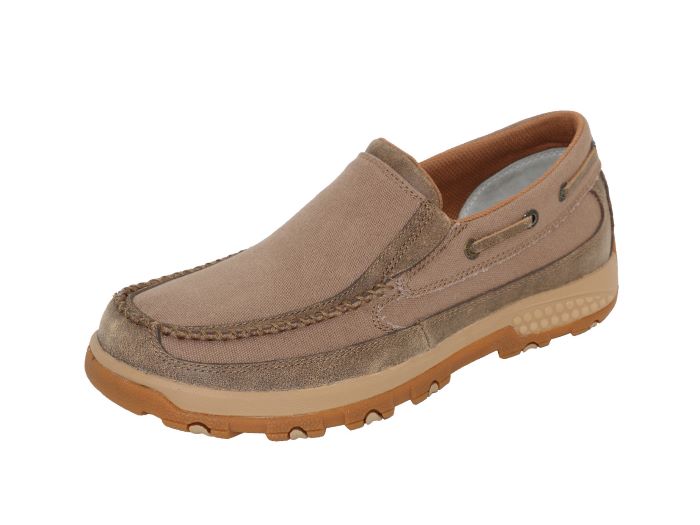 Twisted X Mens Cellstretch Slip On - Beige [sz:8.0w]