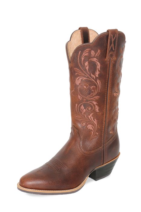TWISTED X WOMENS 12" WESTERN BOOT - CHOCOLATE [SZ:7.0]