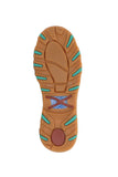 Twisted X Womens Barbed Cellstretch Slipon Brown/teal [sz:6.5]