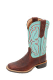 Twisted X Womens 11 Tech X2 Boot Hickory/seafoam [sz:6.5]