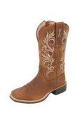 Twisted X Womens 11 Tech X2 Zip Boot Oiled Brown/brown [sz:7]