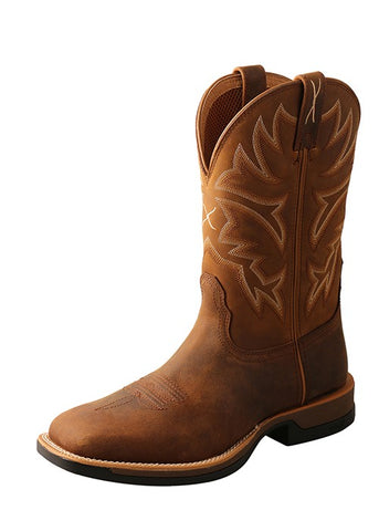 TWISTED X 11" TECH X MENS BOOT RUSSET TAWNY