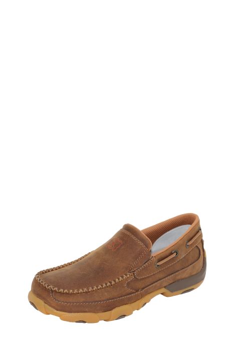 TWISTED X CHILDS CASUAL MOC - TAN [SZ:11.0]