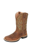 Twisted X Mens 11 Tech X1 Canvas Boot Brown/brown [sz:9]