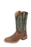 Twisted X Mens 12 Top Hand Boot Coffee/forest [sz:7]