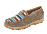 Twisted X Womens Woven Cellstretch Slipon Brown/multi [sz:6]