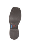 TWISTED X WOMENS 9" TECH X2 ZIP BOOT - CHOCOLATE TRUFFLE/ OCEAN BLUE [SZ:6.5]
