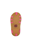 TWISTED X INFANTS SUNFLOWER CASUAL MOCS - BOMBER/PINK SUNFLOWER [SZ:J2]