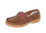 TWISTED X WOMENS CELLSTRETCH ELASTIC TIE - PECAN/ECO DUST/PINK [SZ:6.0]