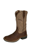 TWISTED X WOMENS 11" TECH X2 BOOT - BROWN/TOBACCO BROWN [SZ:7.0]