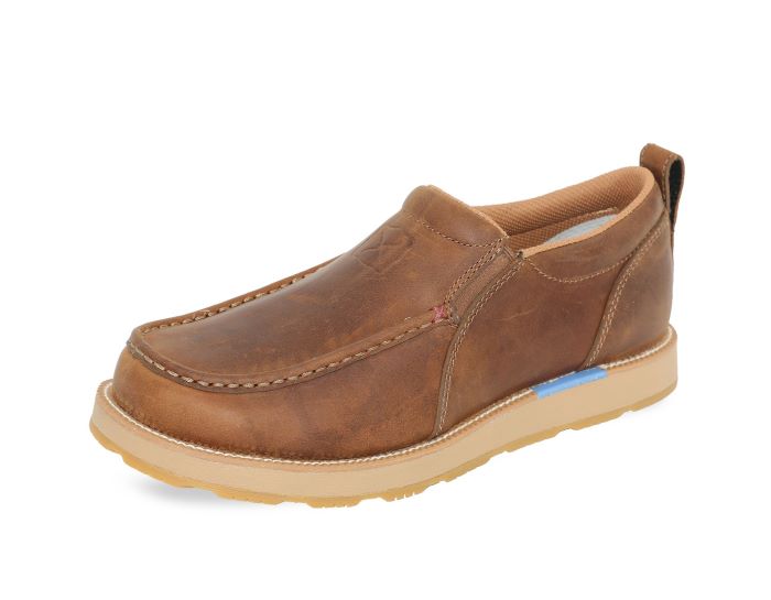 TWISTED X MENS CELLSTRETCH WEDGE SLIP ON - RUST BROWN [SZ:8.5]