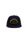 TWISTED X CLASSIC HIGH PROFILE CAP - NAVY/YELLOW