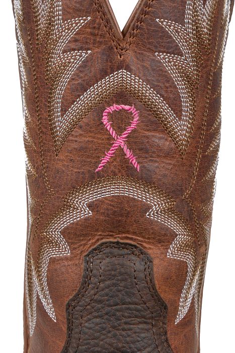 TWISTED X MENS 11" PINK TECH X1 BOOT - TOBACCO BROWN/ADOBE [SZ:9.0]