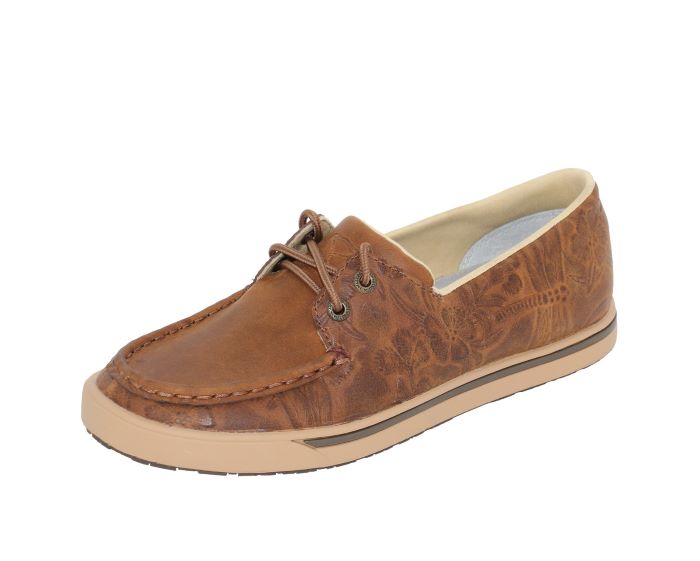 Twisted X Womens Leather Loper Lace Up - Brown [sz:7.0]