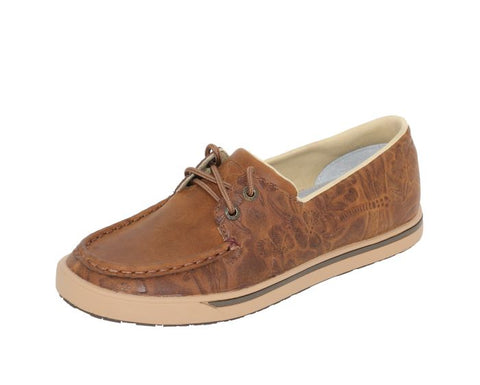 Twisted X Womens Leather Loper Lace Up - Brown [sz:7.0]