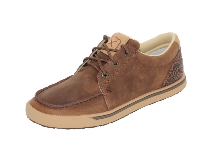 Twisted X Womens Leather Loper Lace Up - Pecan [sz:7.0]