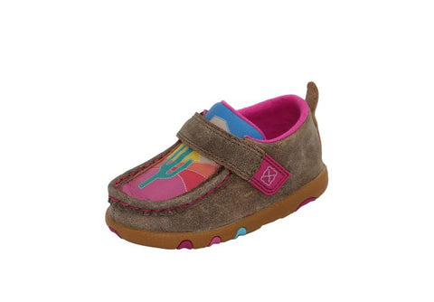 Twisted X Infants Cactus Sky Casual Mocs - Bomber/multi [sz:j02]
