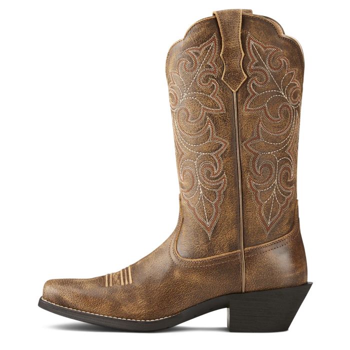 ARIAT WOMENS ROUND UP SQUARE TOE - VINTAGE BOMBER [SZ:7.0B]