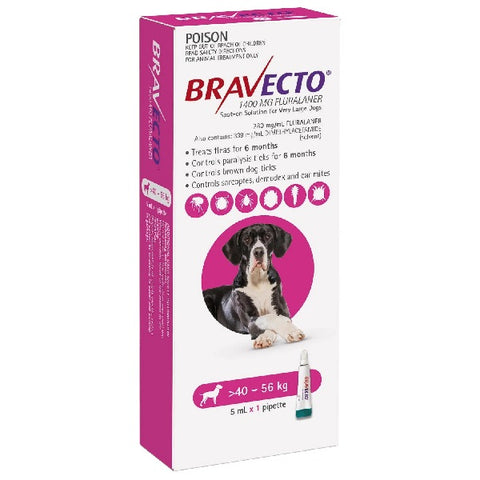 BRAVECTO DOG SPOT ON 40KG-56KG 1PACK