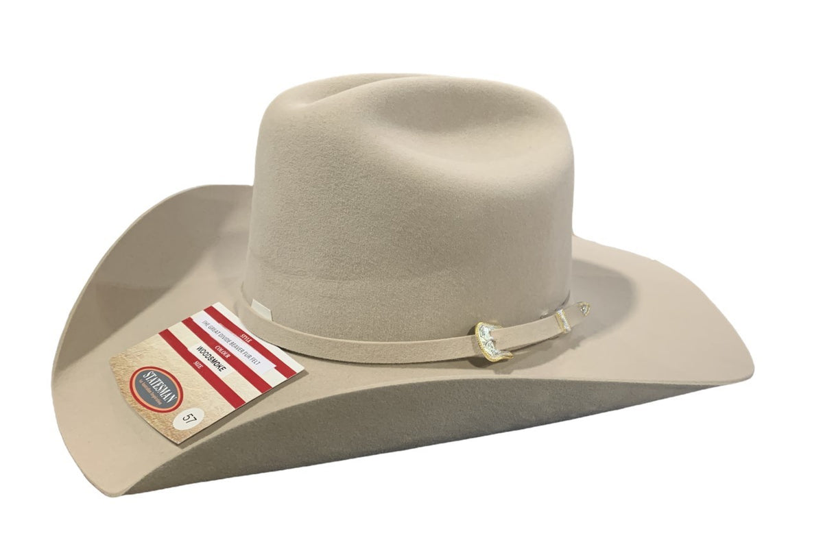 Hat Statesman Great Divide Beaver - Woodsmoke