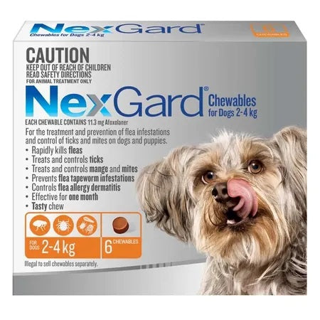 Nexgard 2kg-4kg 6 Pack