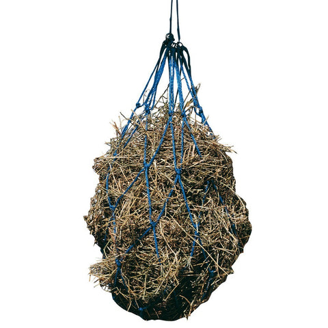 HAY NET HEAVY DUTY PLASTIC BLUE LARGE