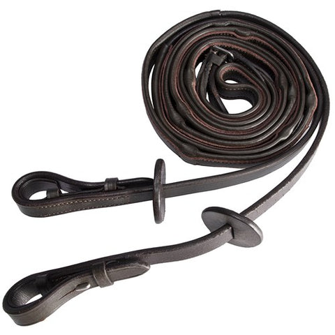 Reins Jeremy & Lord Covered Leather Nappa Grip 4'9 - Brown