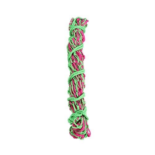 Hay Bag Vivid Slow Feed 36" Small Pink/lime Green