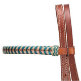 Fort Worth Aponi Headstall Turq Two Tone [sz:2]