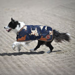 SUPREME DOG RUG - NAVY COWS [SZ:41CM]