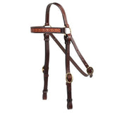 Fort Worth Barcoo Bridle With Tooled Brow Band [sz:full]